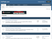 Tablet Screenshot of gsptalk.com